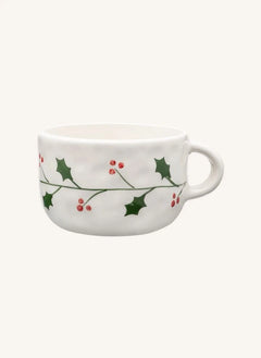 Anna + Nina - Holly Cappuccino Tasse | Weiß