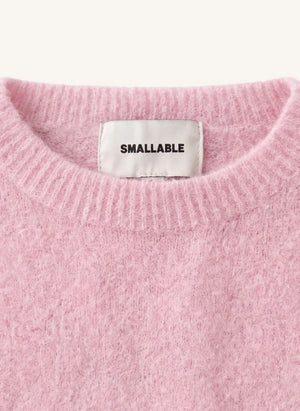 Smallable Woman - Bertille Alpaka-Wollpullover | Verblasstes Rosa