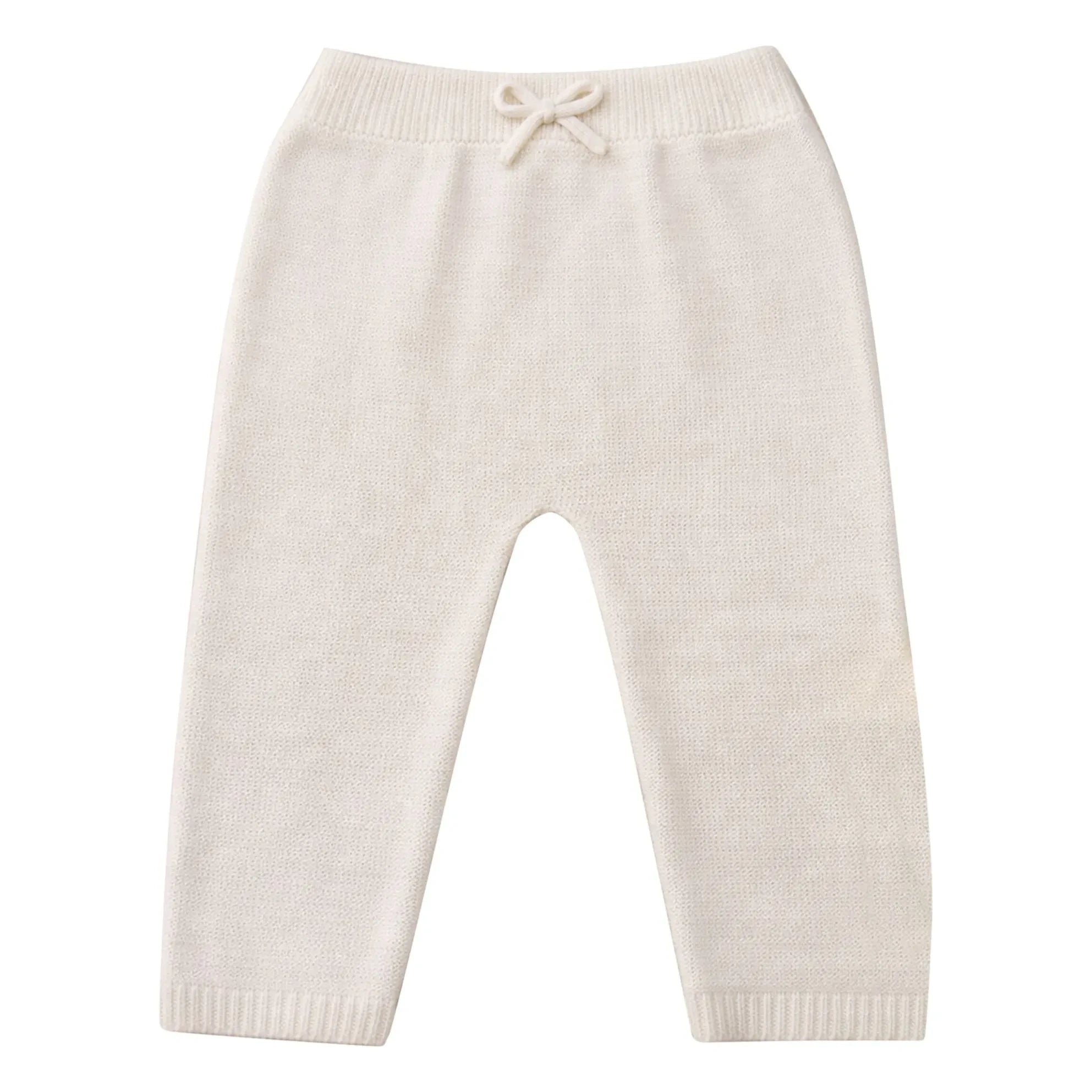 Lililotte – Léandre Hose aus Bio-Baumwolle, Feinstrick | Ecru