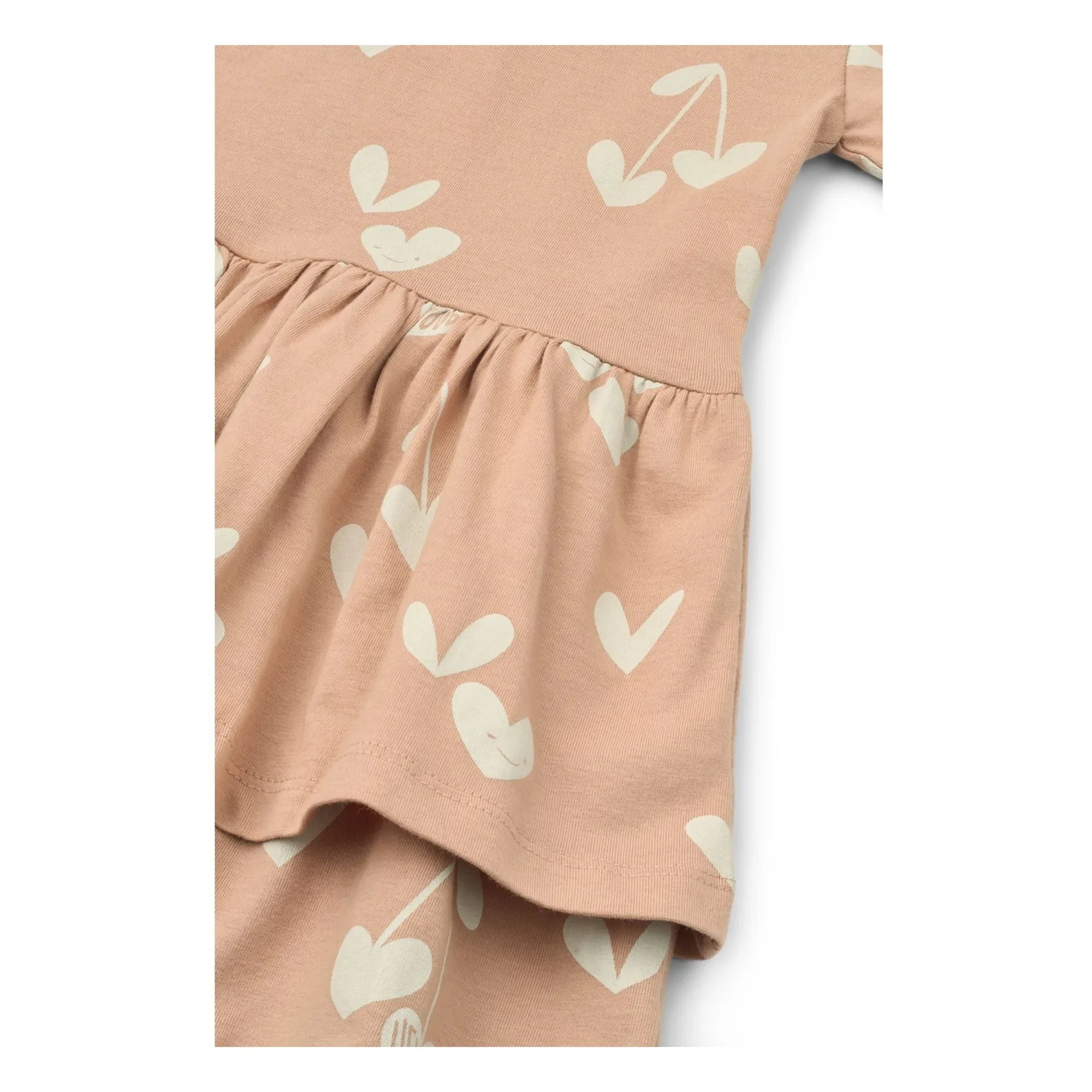 Liewood - Mindy Hearts Bio-Baumwollkleid | Pfirsich
