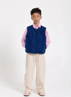 Finger in the nose - Peasy Sherpa ärmellose Jacke | Königsblau