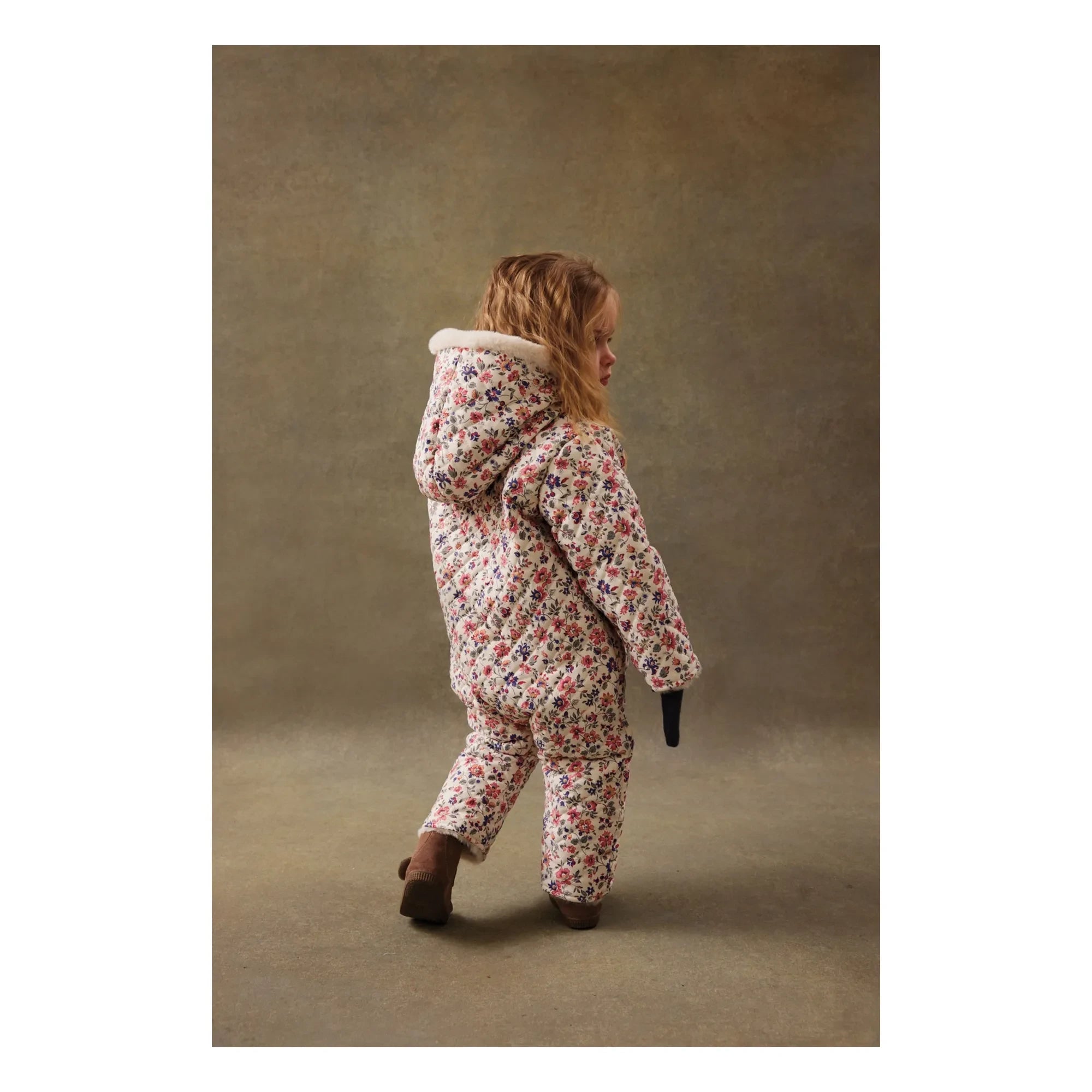 Louise Misha - Pilote Kirina Blumenmuster | Creme