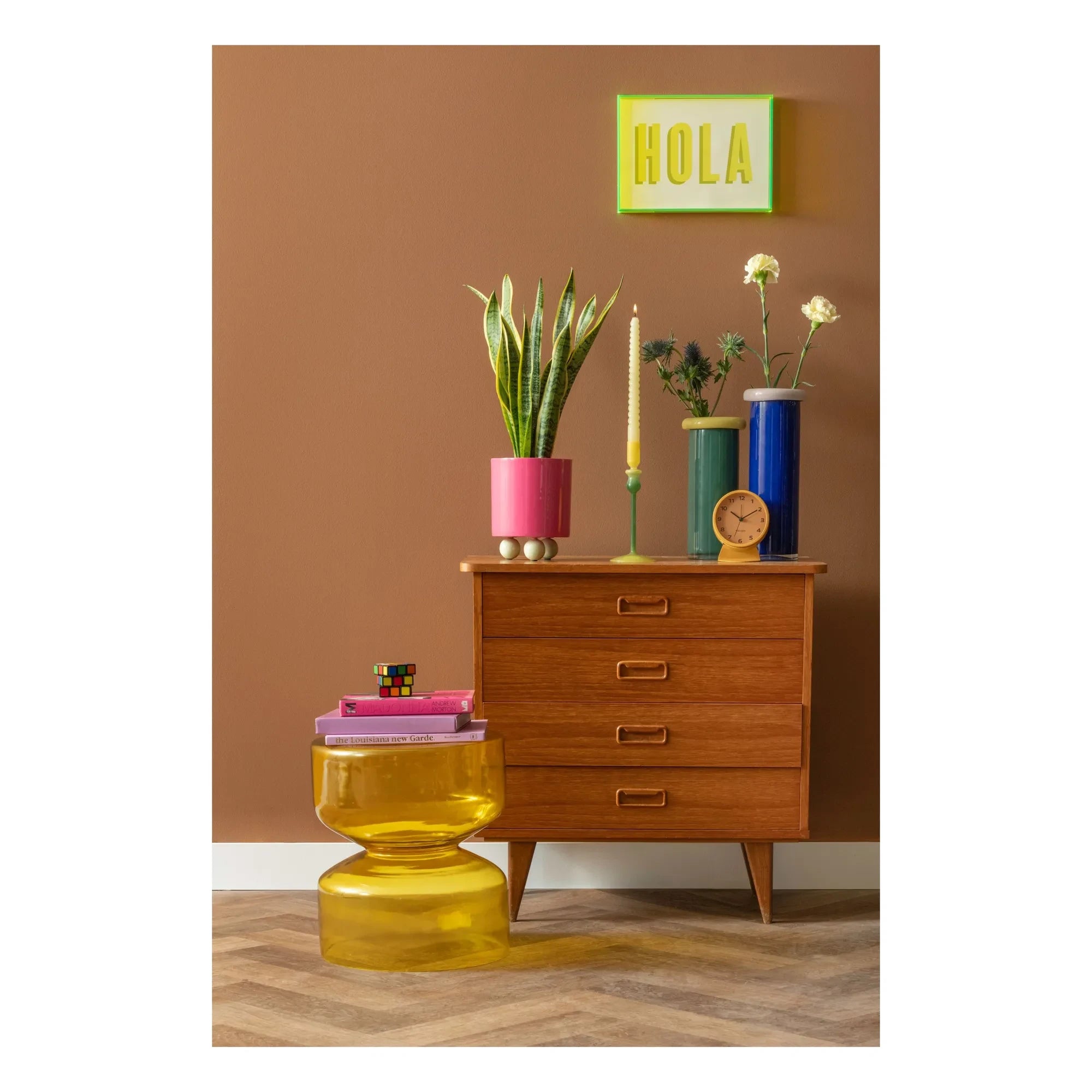 Present Time - Double Funky Blumentopf | Rosa