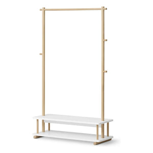 Oliver Furniture - Meşe askılık | Beyaz