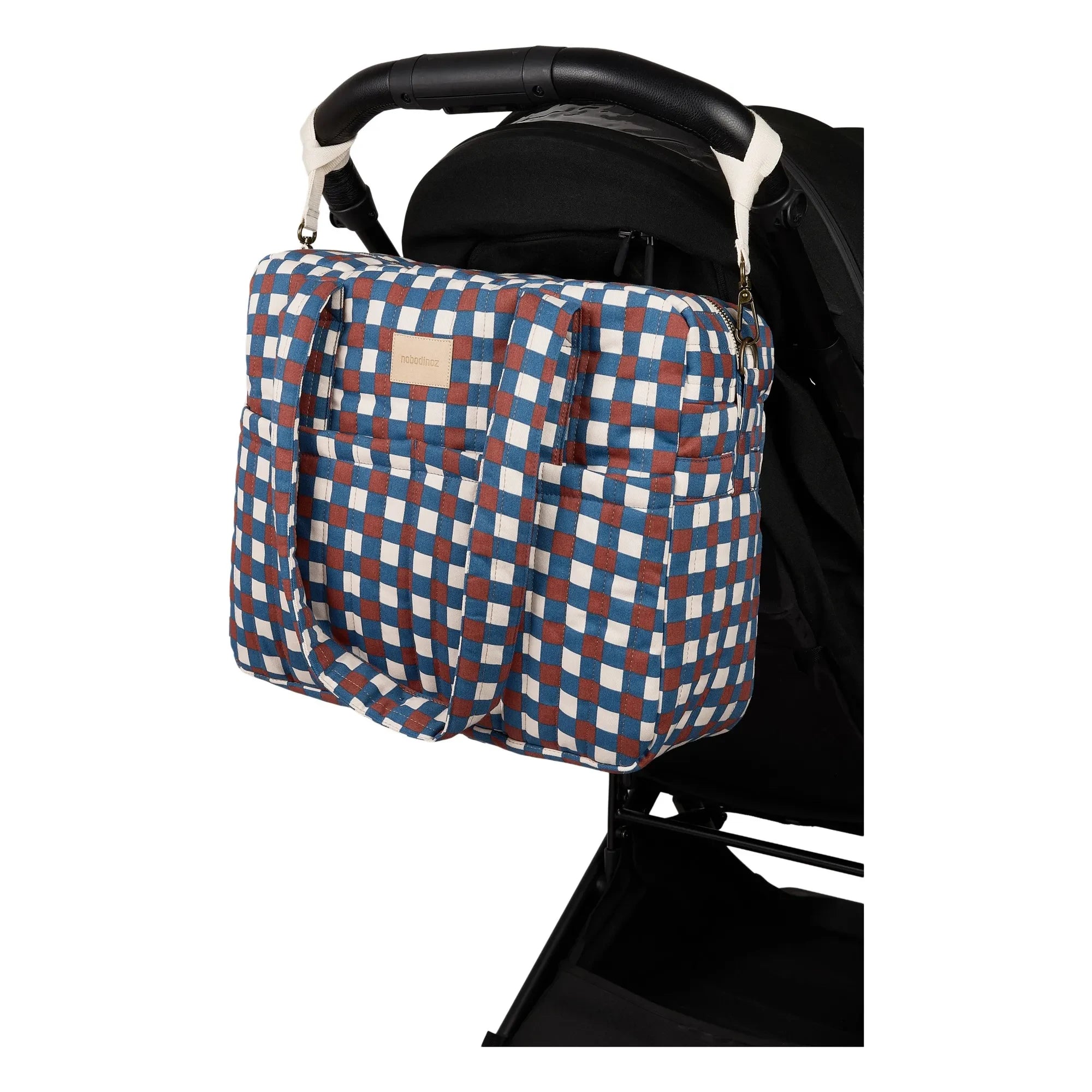 Nobodinoz - Hyde Park Mosaik Wickeltasche | Blau