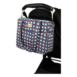 Nobodinoz - Hyde Park Mosaik Wickeltasche | Blau