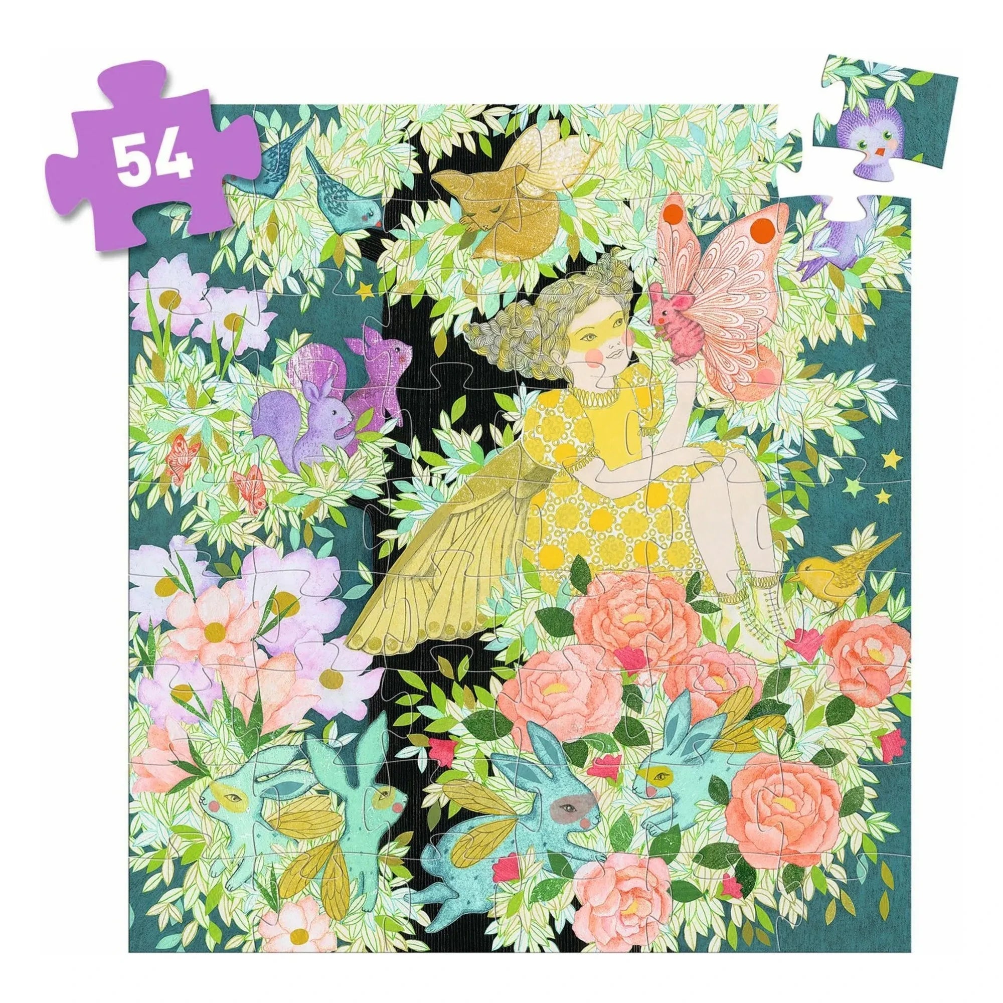 Djeco - Floras Baum Puzzle - 54 Teile