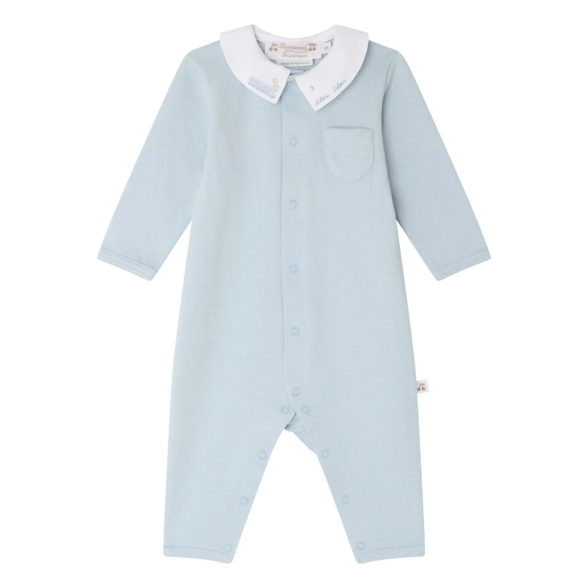 Bonpoint - Anton Organik Pamuklu Pijama | Açık mavi