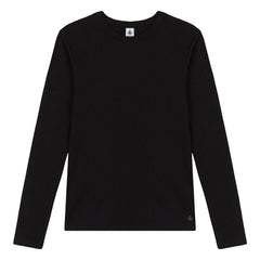 Petit Bateau – l'Iconique Langarmshirt – Damenkollektion | Schwarz