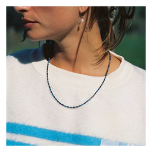 Camille Colette Studio - Baia Lapis Lazuli Kette | Blau
