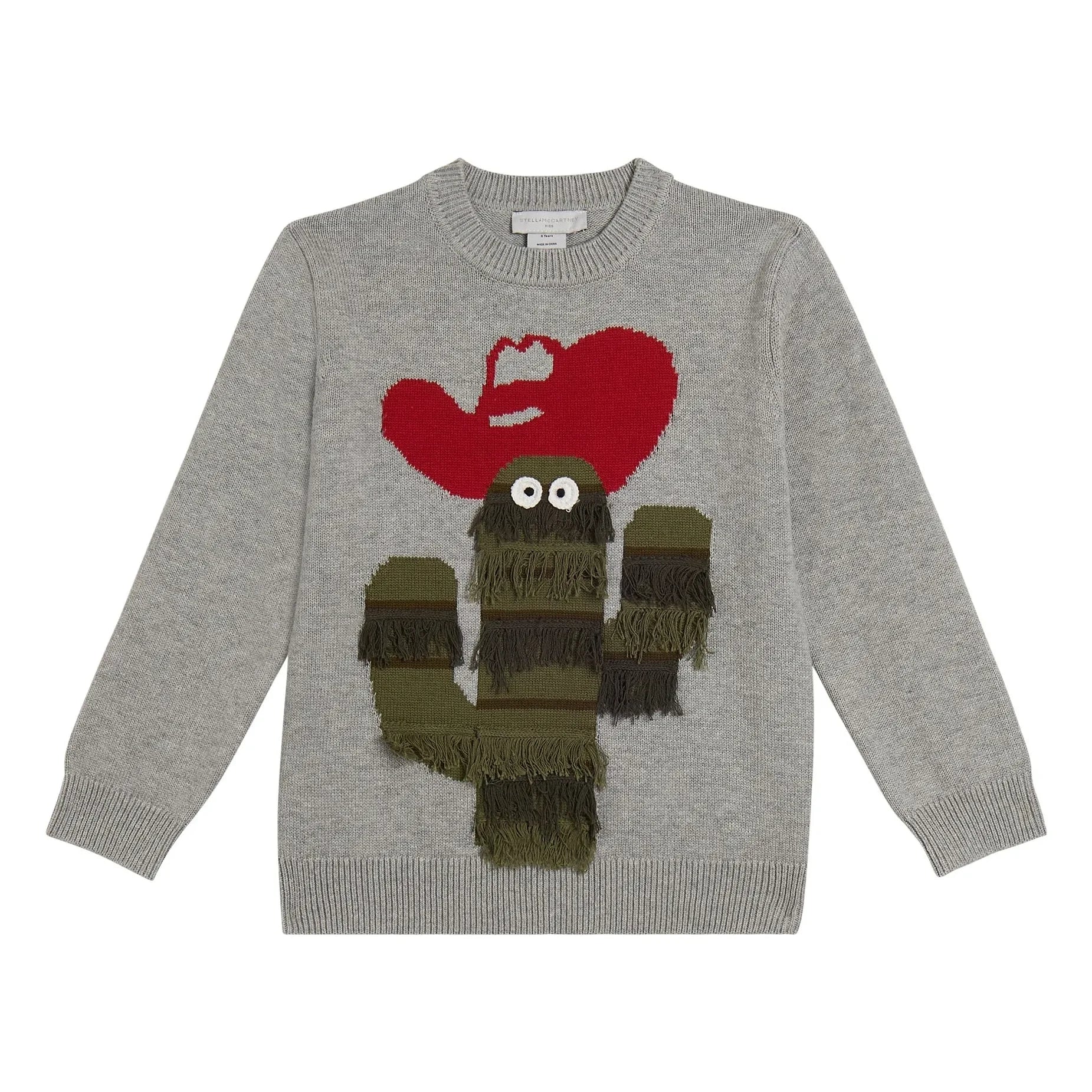Stella McCartney Kids - Kaktüs Kazak | Gri