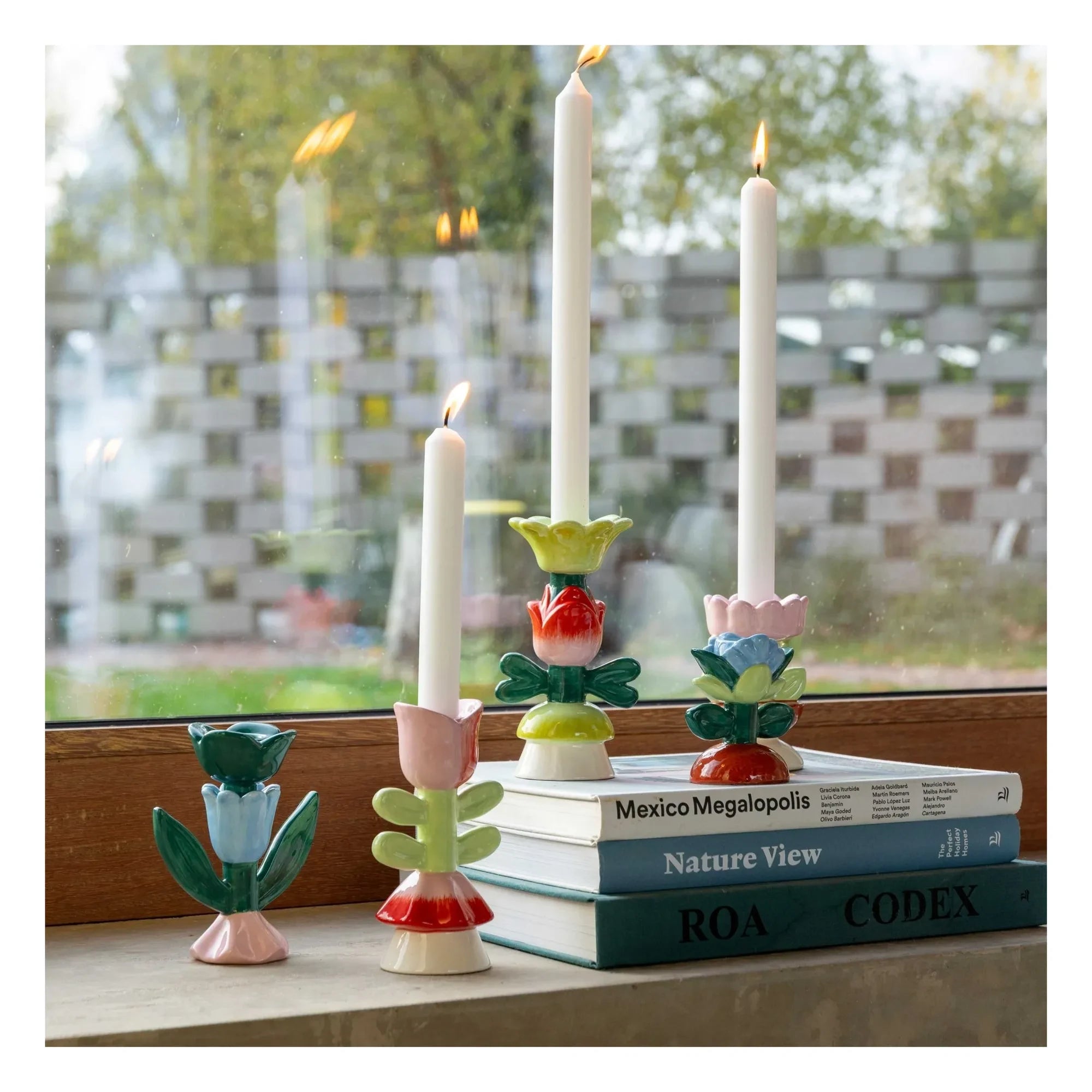 &Klevering - Kerzenständer Blume Tulpe | Rosa