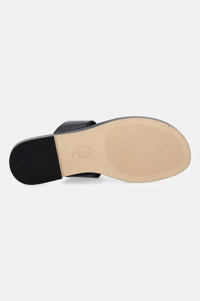 MICHAEL Michael Kors kadın düz tabanlı deri terlik Berkley Flat Sandal