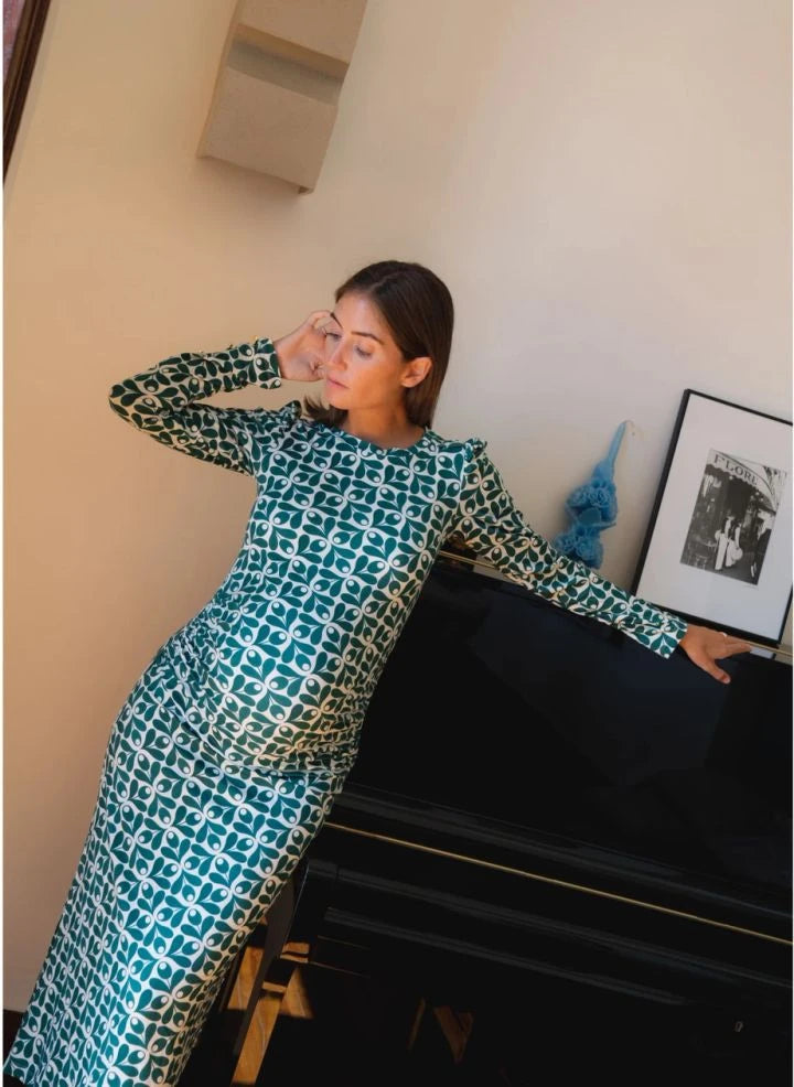 Paloma Collection - Thelma Sintra Umstandskleid | Grün