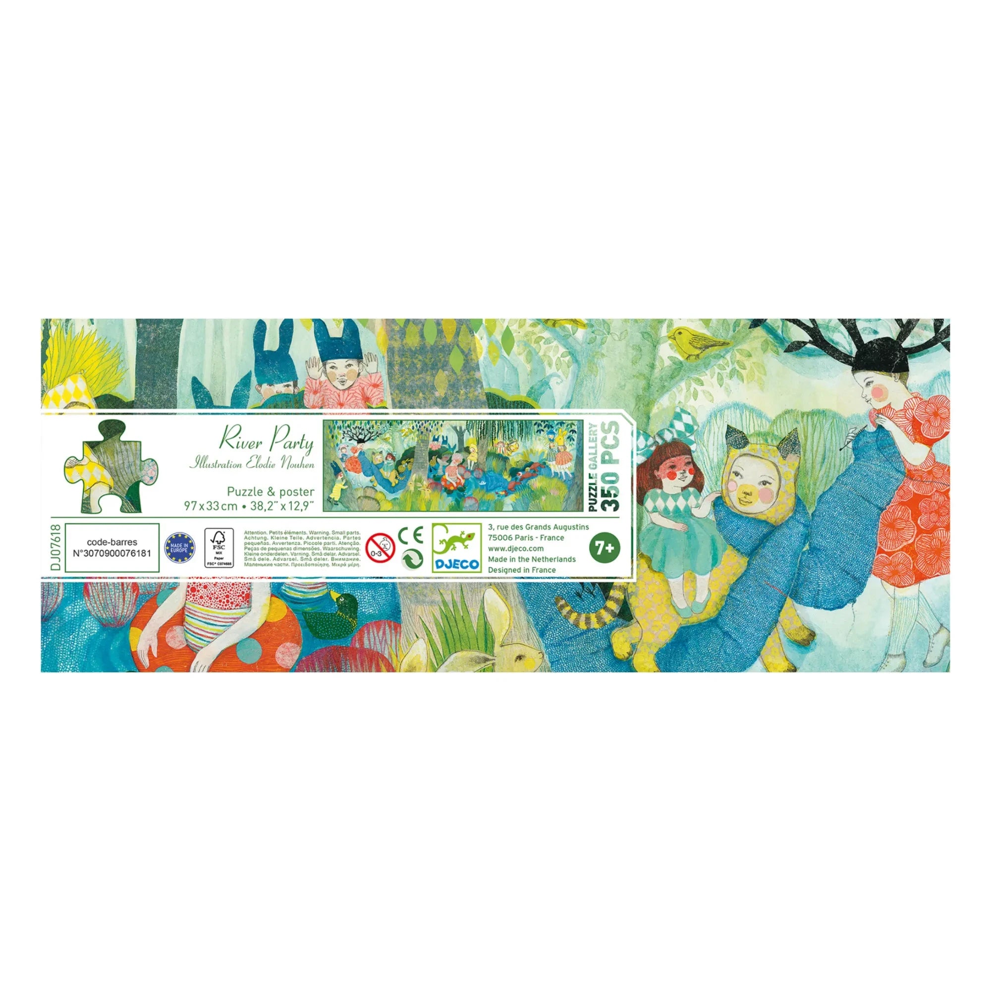 Djeco - River Puzzle - 350 Teile