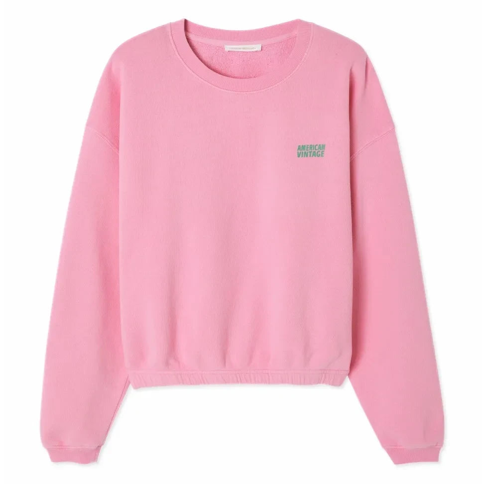 American Vintage - Izubird Pamuklu Sweatshirt | Cherry Wood