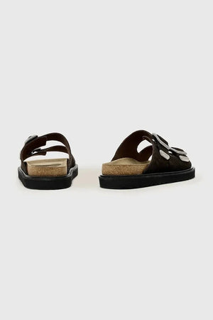 AllSaints Randal Sandal Wildleder-Pantoletten