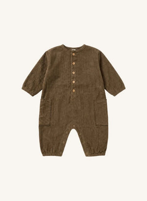Studio Bohème - Big Papi Cordeltops Organic Baumwoll Overall | Olive