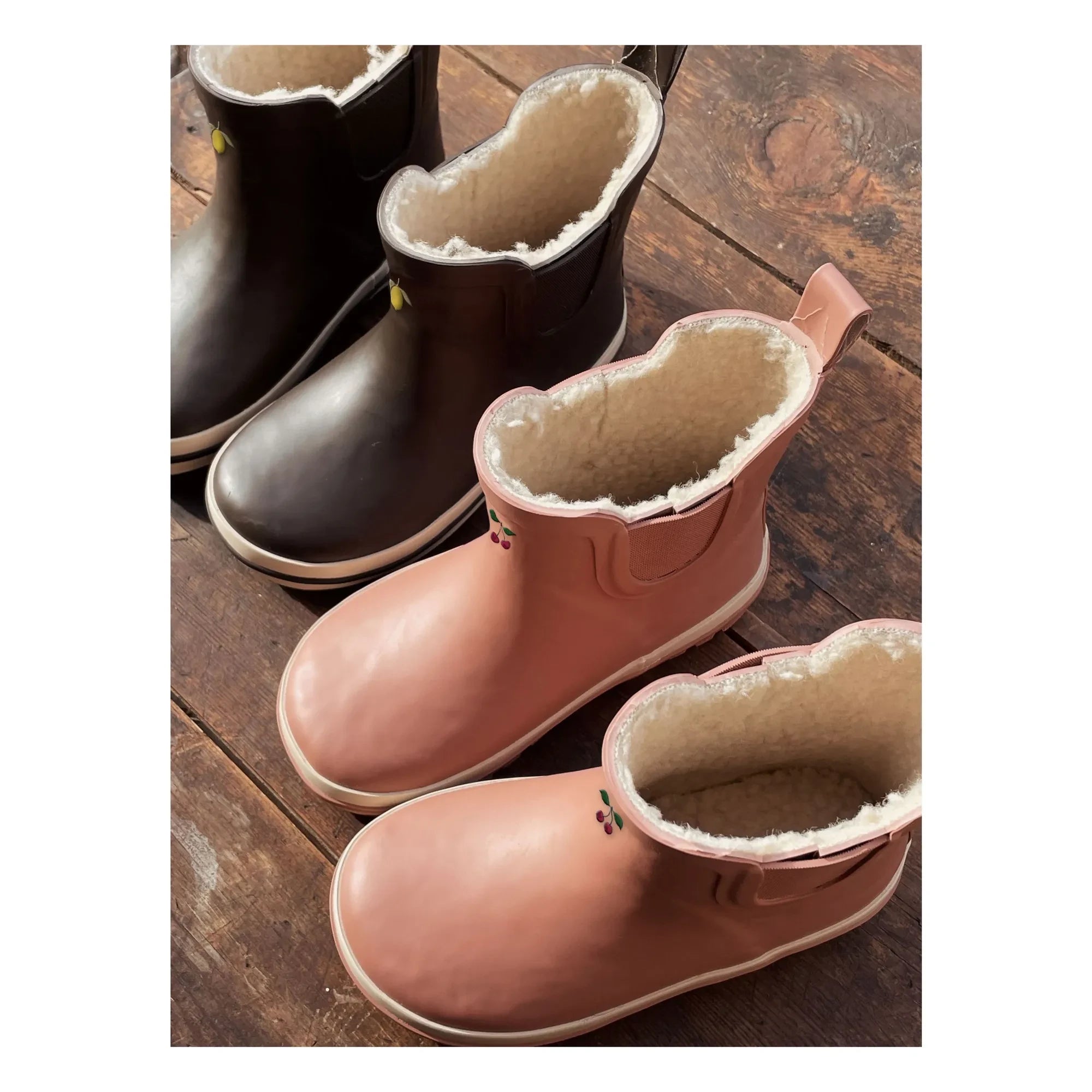 Konges Sløjd - Royal Gummistiefel gefüttert | Rosa