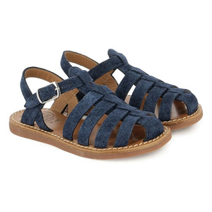 Pom d'Api - Sandalet Beach-Stitch Dad | Denim