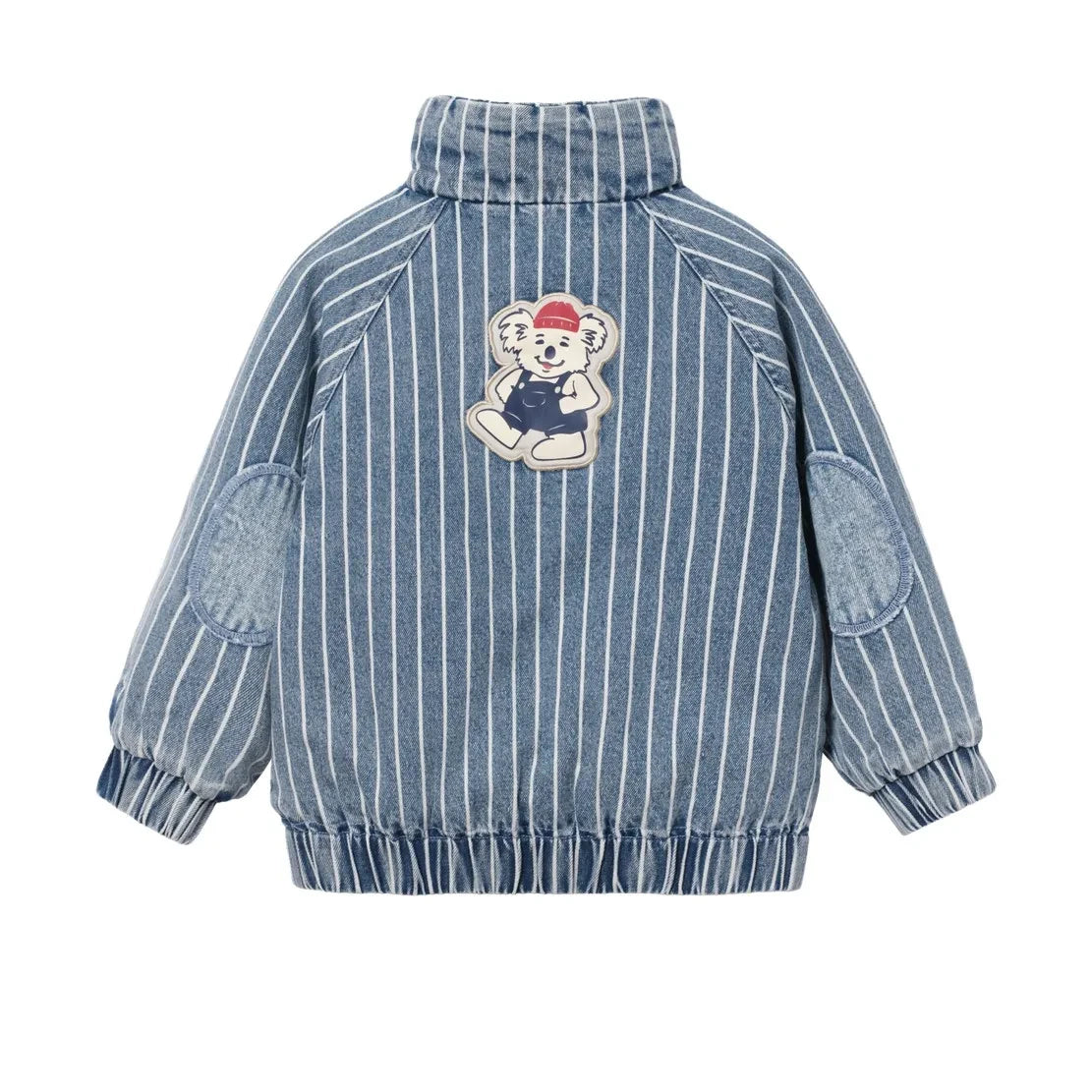 Goldie + Ace - Çizgili Denim Ceket | Mavi
