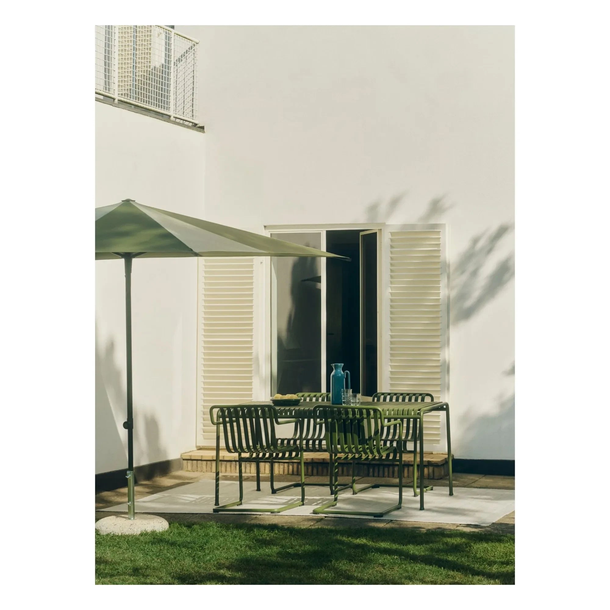 Hay - Sechseckiger Sonnenschirm Terrazza | Grün