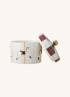 Bloomingville Mini - Aufbewahrungsbox Karussell | Beige