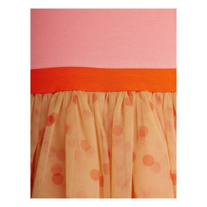 Mini Rodini - Tupfen Tüllkleid | Rosa