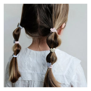 Mimi & Lula - 8-teiliges Donut Kleines Herz Glitzer Haarspangen Set | Rosa