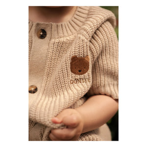 Donsje - Dantje Cord-Bärenoverall | Beige