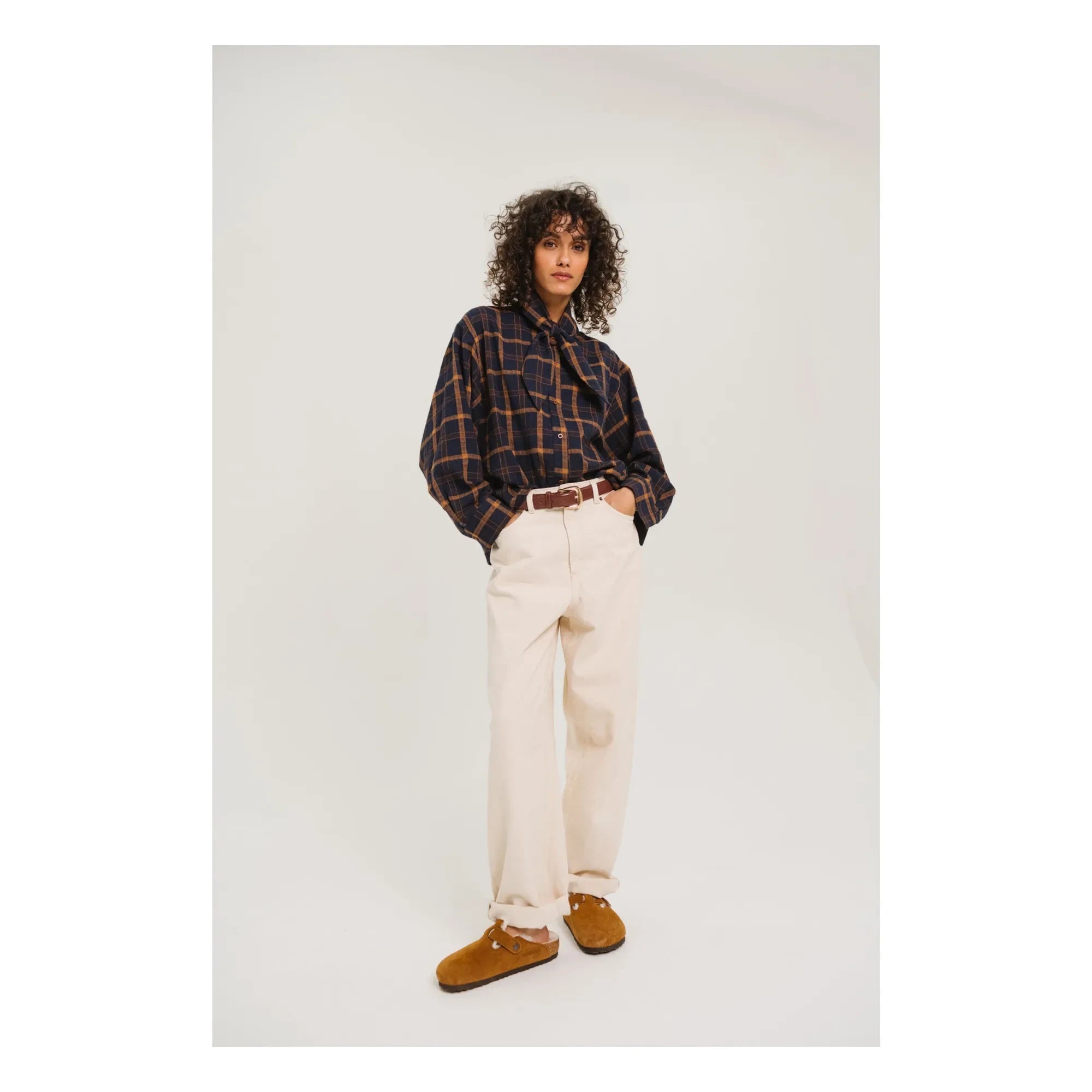 Sacrécoeur - Charlie scarf shirt | Lacivert