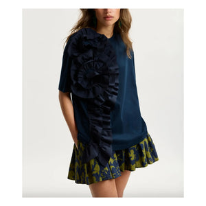 Essentiel Antwerp - Jidole Baumwoll-T-Shirt | Blau