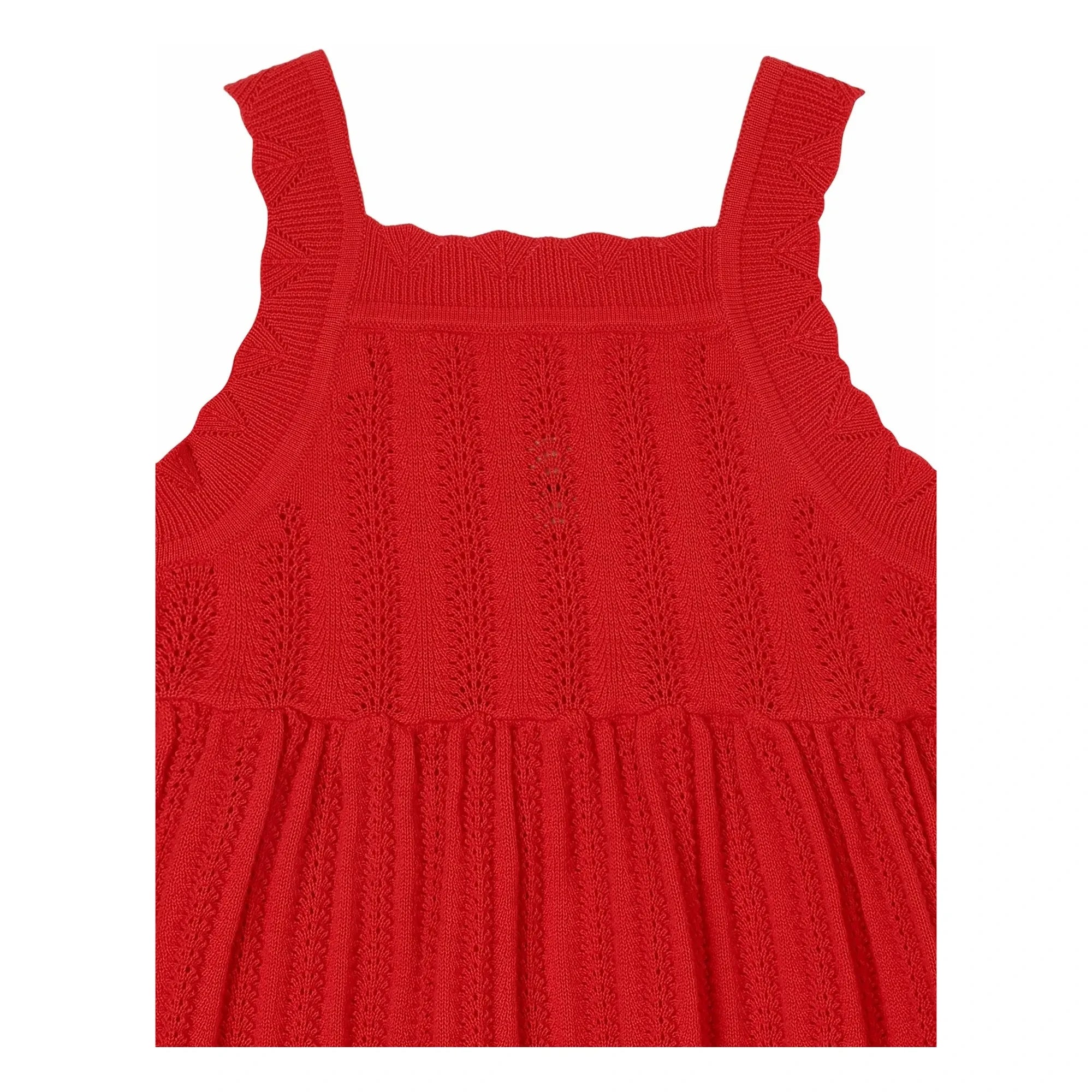 FUB - Bio-Baumwolle Feinripp-Sommerkleid | Rot
