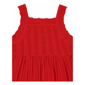 FUB - Bio-Baumwolle Feinripp-Sommerkleid | Rot