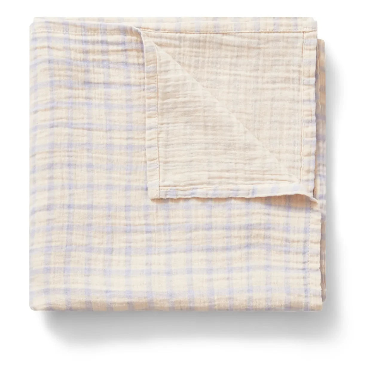 garbo&friends - Gingham Sky Pucktuch | Hellblau