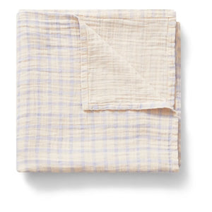 garbo&friends - Gingham Sky Pucktuch | Hellblau