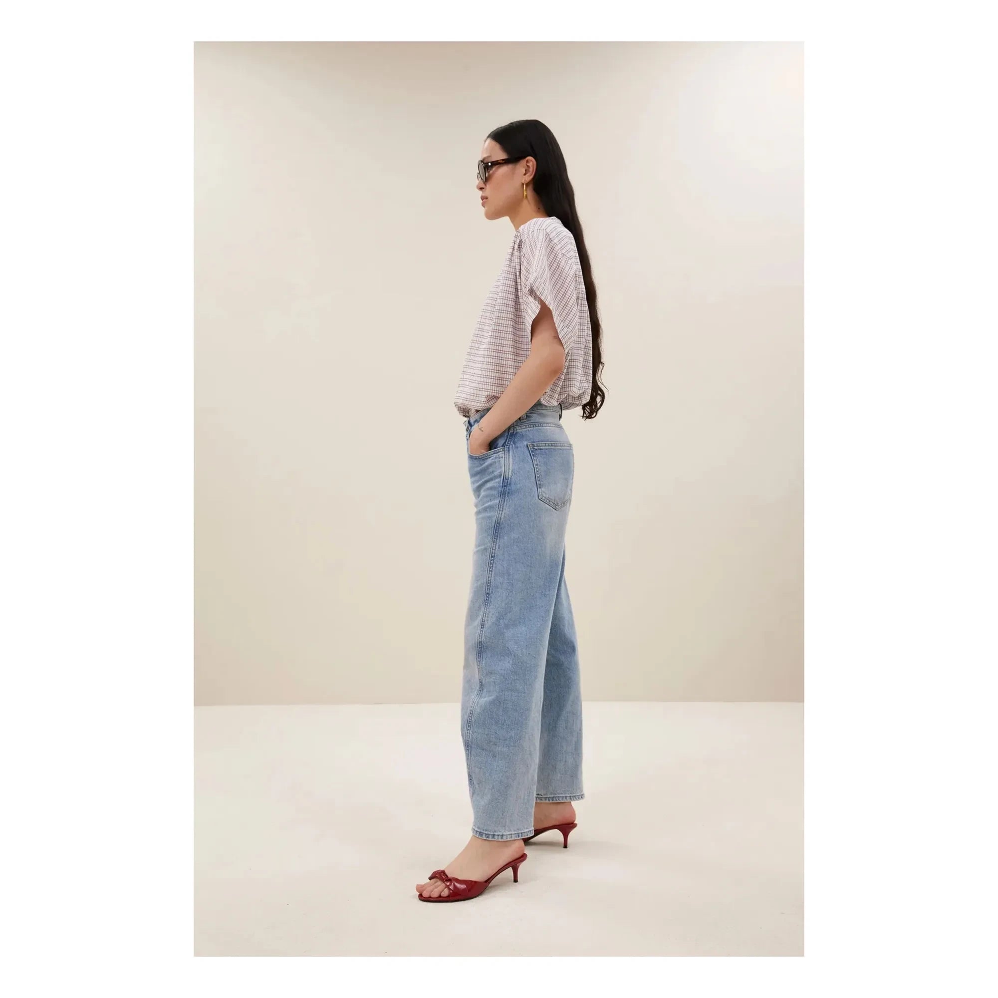 By Bar - Alex Bluse aus Bio-Baumwolle | Creme