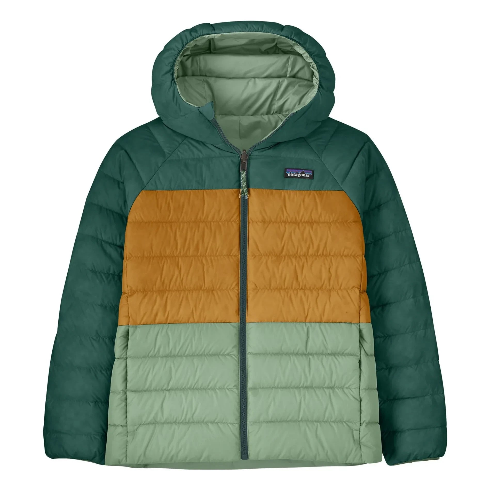 Patagonia - Wendbare Daunenjacke Recycelte Fasern | Hellgrün