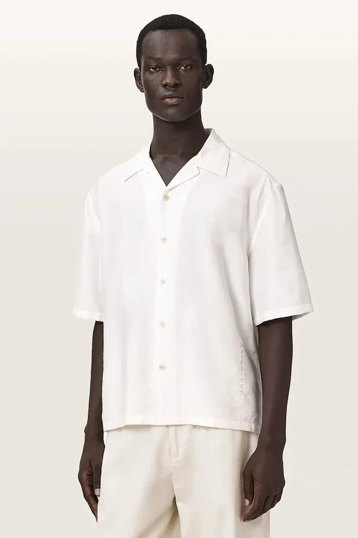 AllSaints erkek viskoz gömlek PURLEY