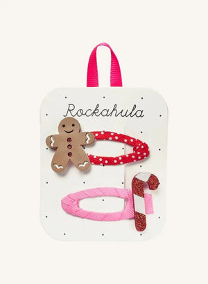 Rockahula Kids - 2’li Zencefilli Adam saç tokası seti | Kırmızı