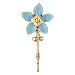 Doing Goods - Messing Blumen-Wandhaken Liv | Messing