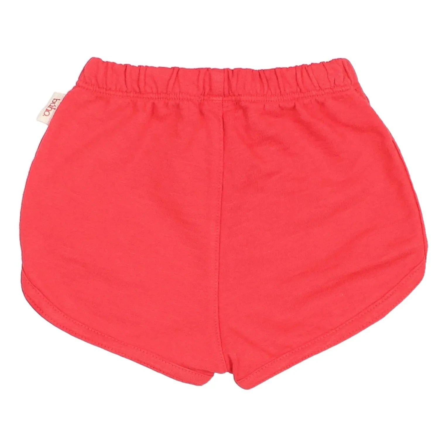 Búho - Baby-Shorts aus Bio-Baumwollfleece | Rot