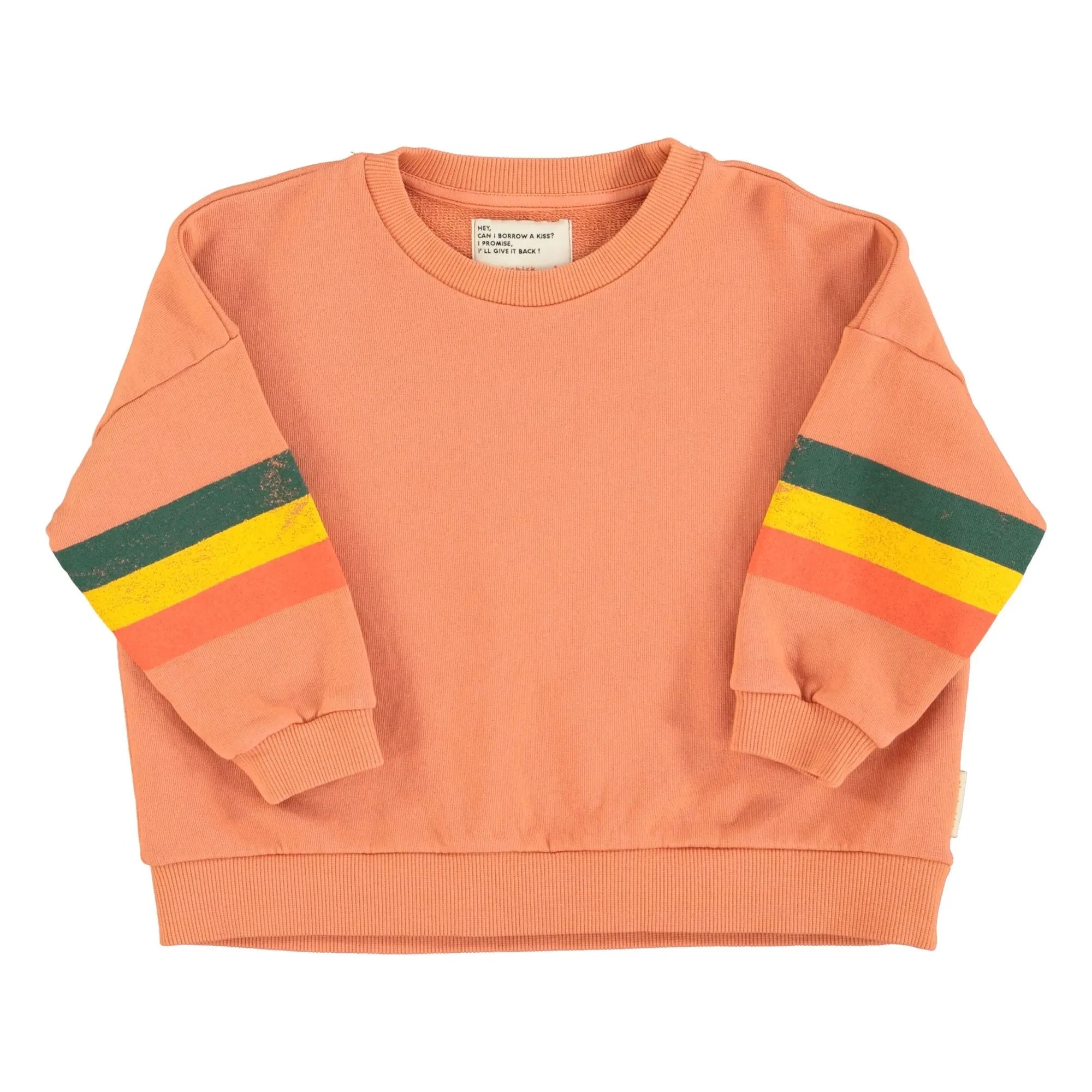 Piupiuchick - Etoile Sweatshirt aus Bio-Baumwolle | Koralle