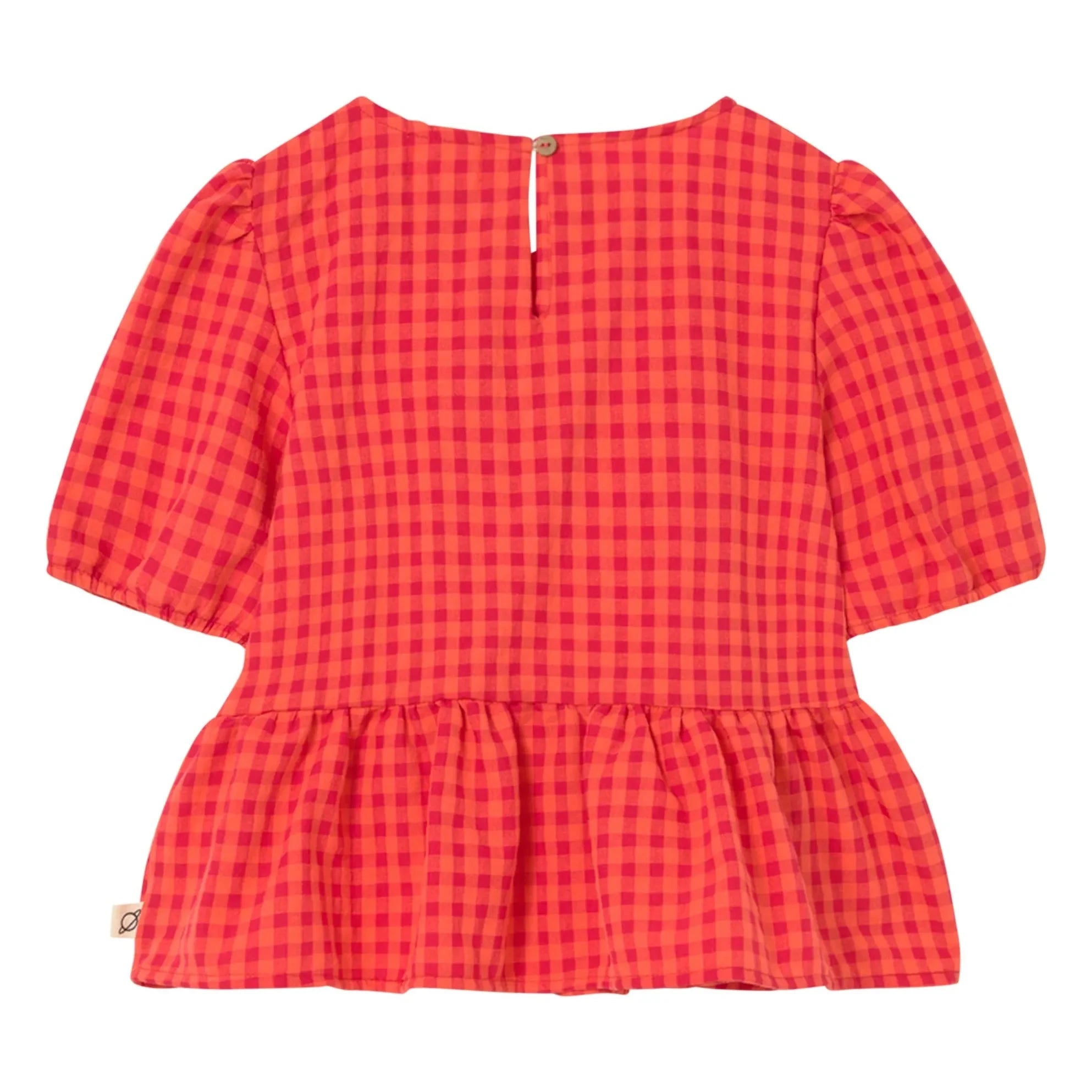 Cozmo - Joy Bluse Karo Recycelte Fasern | Rot