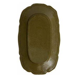 HKliving - Metallplatte "New Classics" | Olive