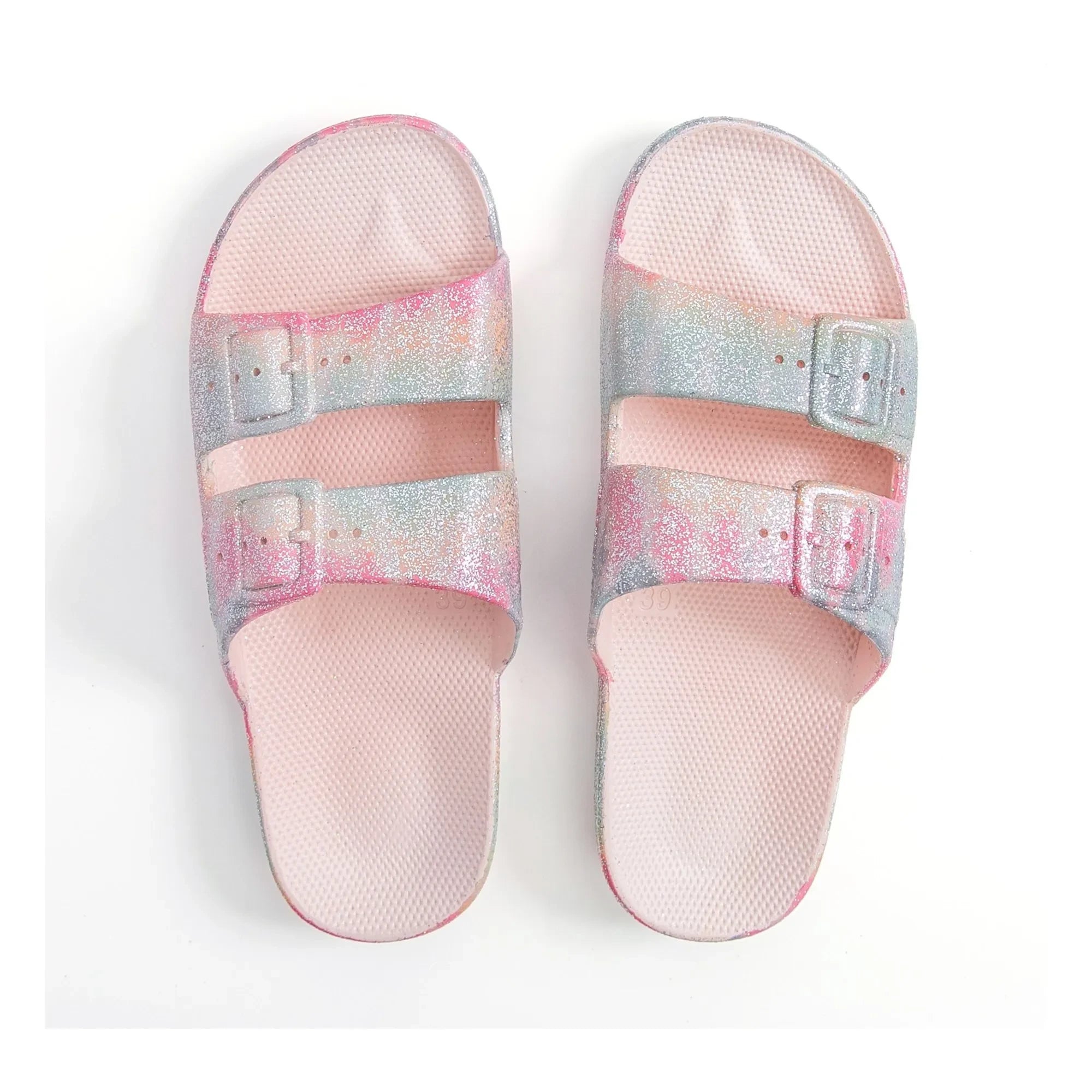 Freedom Moses - Lenny Glitzer-Sandalen | Zartrosa