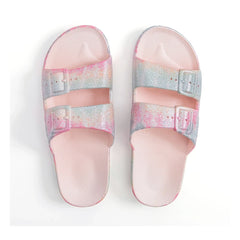 Freedom Moses - Lenny Glitzer-Sandalen | Zartrosa