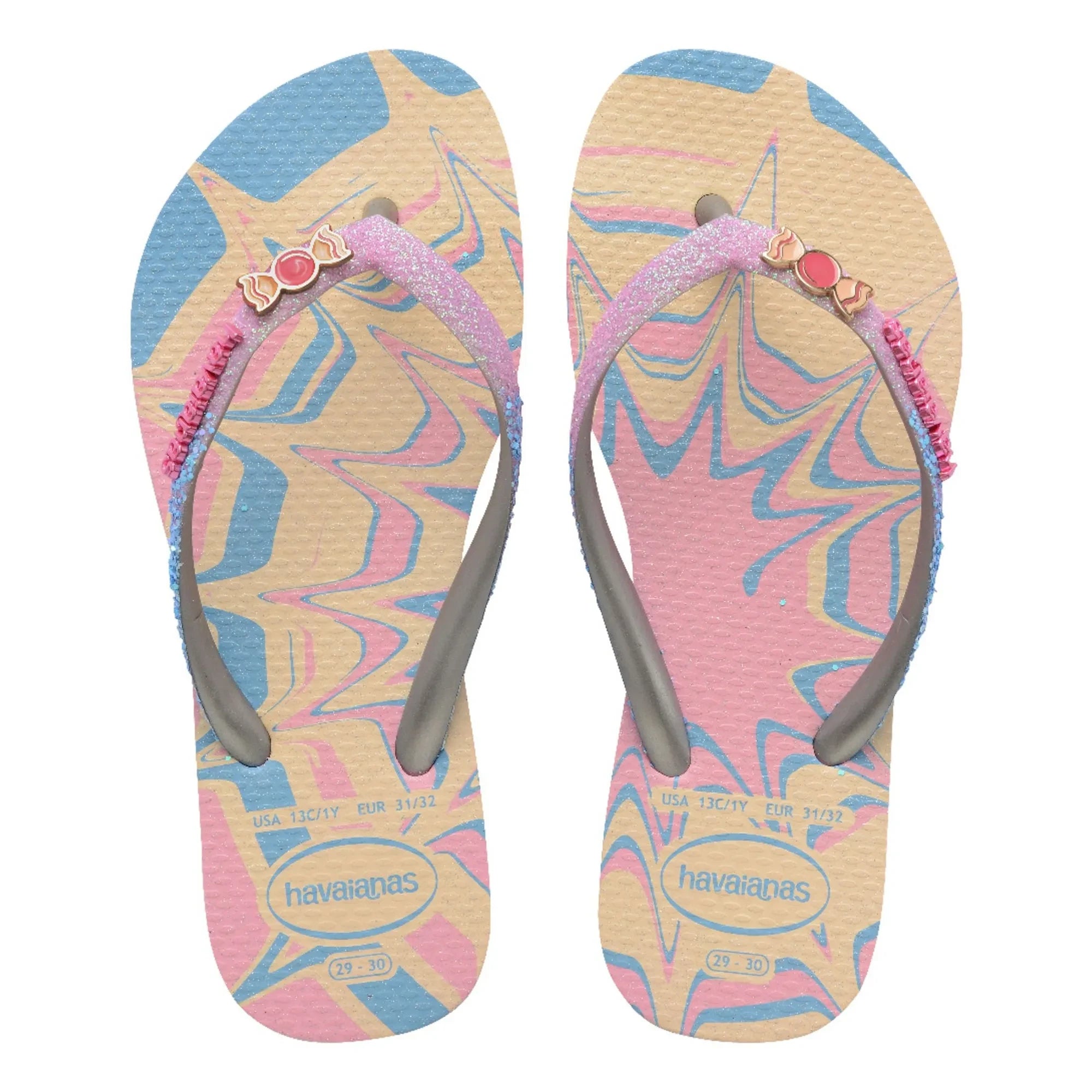 Havaianas - Slim Glitter Trendy Zehentrenner | Rosa