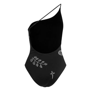 OAS - Tuffo Bestickter Badeanzug | Schwarz