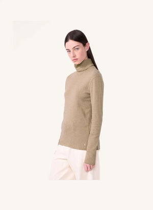 Petit Bateau - Klassischer Rollkragen | Heather beige